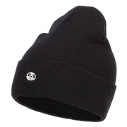 Mini Panda Embroidered Long Beanie