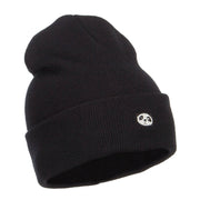 Mini Panda Embroidered Long Beanie