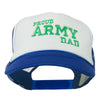 Proud Army Dad Embroidered Foam Mesh Cap