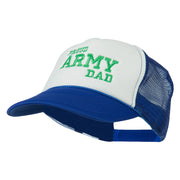 Proud Army Dad Embroidered Foam Mesh Cap