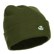 Mini Panda Embroidered Long Beanie