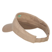 Palm Tree Embroidered Cotton Washed Visor