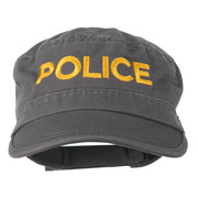 Police Embroidered Enzyme Army Cap