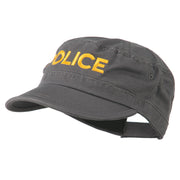 Police Embroidered Enzyme Army Cap