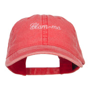 Glam Ma Embroidered Washed Cap