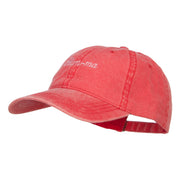 Glam Ma Embroidered Washed Cap