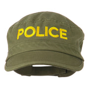 Police Embroidered Enzyme Army Cap