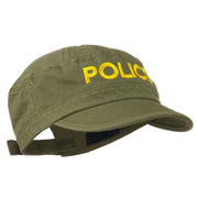 Police Embroidered Enzyme Army Cap