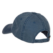 Pennsylvania State Flag Map Embroidered Washed Cap