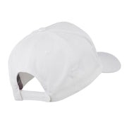 Peace Symbol Embroidered Cap