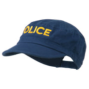 Police Embroidered Enzyme Army Cap