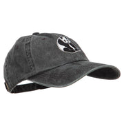 Panda Bear Patched Washed Cotton Twill Cap