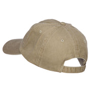 Panda Bear Patched Washed Cotton Twill Cap