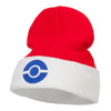 Ash Ketchum Poke Ball Embroidered Cuff Beanie