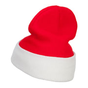 Ash Ketchum Poke Ball Embroidered Cuff Beanie