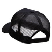 Reel Great Dad  Solid Cotton Twill 5 panel Mesh Back Cap