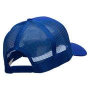 Reel Great Dad  Solid Cotton Twill 5 panel Mesh Back Cap