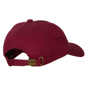 Glitter Happy Birthday Embroidered Unstructured Washed Cap