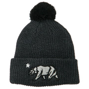 Pom Pom Cali Bear Beanie