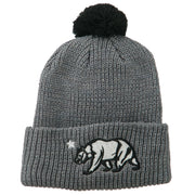 Pom Pom Cali Bear Beanie