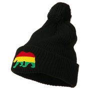 Pom Pom Cali Bear Beanie