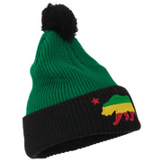 Pom Pom Cali Bear Beanie