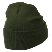 St Patrick's Day Clover Embroidered Long Beanie