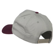 White American Flag Patched Cotton Twill Cap