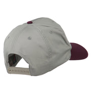 White American Flag Patched Cotton Twill Cap