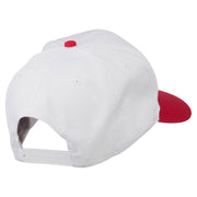 White American Flag Patched Cotton Twill Cap