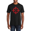 Target Crosshair Scope Graphic Men's Fan Favorite Crew Neck Tee Shirt