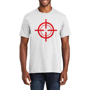 Target Crosshair Scope Graphic Men's Fan Favorite Crew Neck Tee Shirt