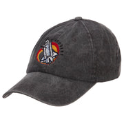 Space Shuttle Discovery Embroidered Washed Cap