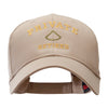 Private Retired Embroidered Solid Cotton Twill Low Profile Strap Cap