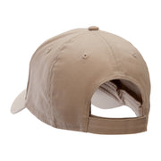 Private Retired Embroidered Solid Cotton Twill Low Profile Strap Cap