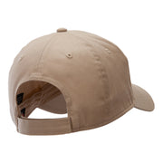 Private Retired Embroidered Solid Cotton Twill Low Profile Strap Cap