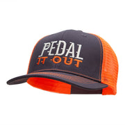 Pedal it Out Embroidered Premium Mesh Cap