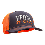 Pedal it Out Embroidered Premium Mesh Cap