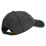 USA Pride Embroidered Washed Cap