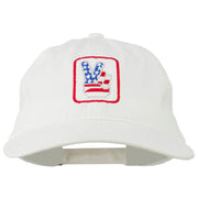 USA Peace Hand Embroidered Washed Cap