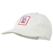 USA Peace Hand Embroidered Washed Cap