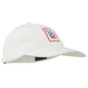 USA Peace Hand Embroidered Washed Cap