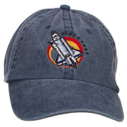 Space Shuttle Discovery Embroidered Washed Cap