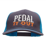 Pedal it Out Embroidered Premium Mesh Cap