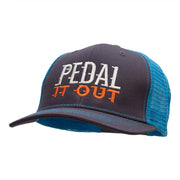 Pedal it Out Embroidered Premium Mesh Cap