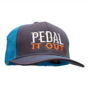 Pedal it Out Embroidered Premium Mesh Cap