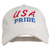 USA Pride Embroidered Washed Cap