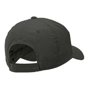 Private Retired Embroidered Solid Cotton Twill Low Profile Strap Cap