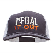 Pedal it Out Embroidered Premium Mesh Cap