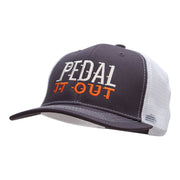 Pedal it Out Embroidered Premium Mesh Cap